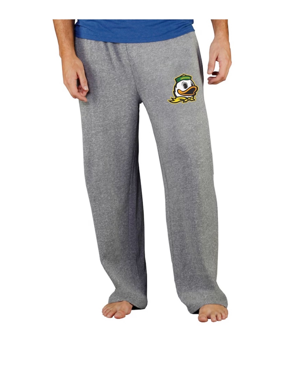 Oregon Ducks Gray Sweatpants with Duck Logo